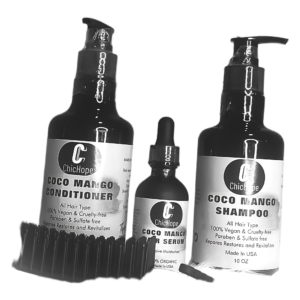 Coconut Mango Hair Care Set( gift brush included)