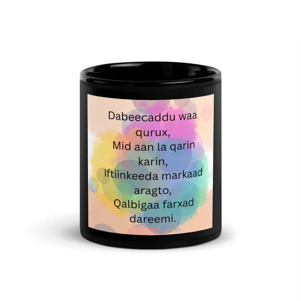 Black Glossy Mug