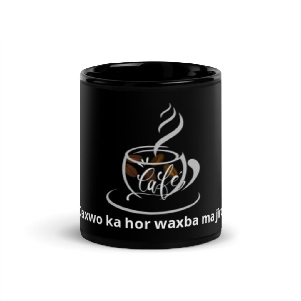 Black Glossy Mug