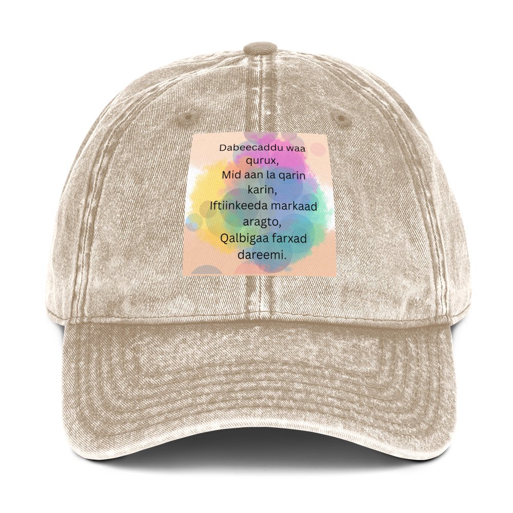 Vintage Cotton Twill Cap - Image 3