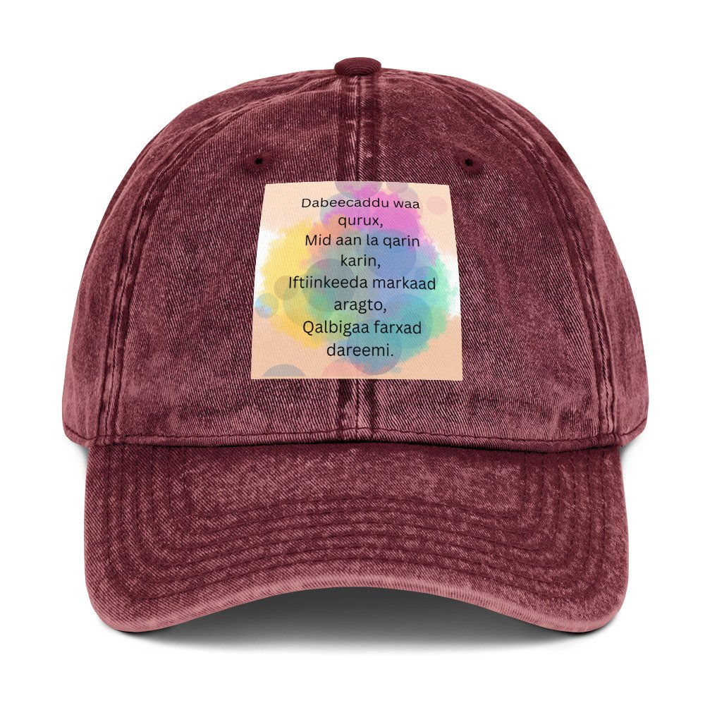 Vintage Cotton Twill Cap - Image 4